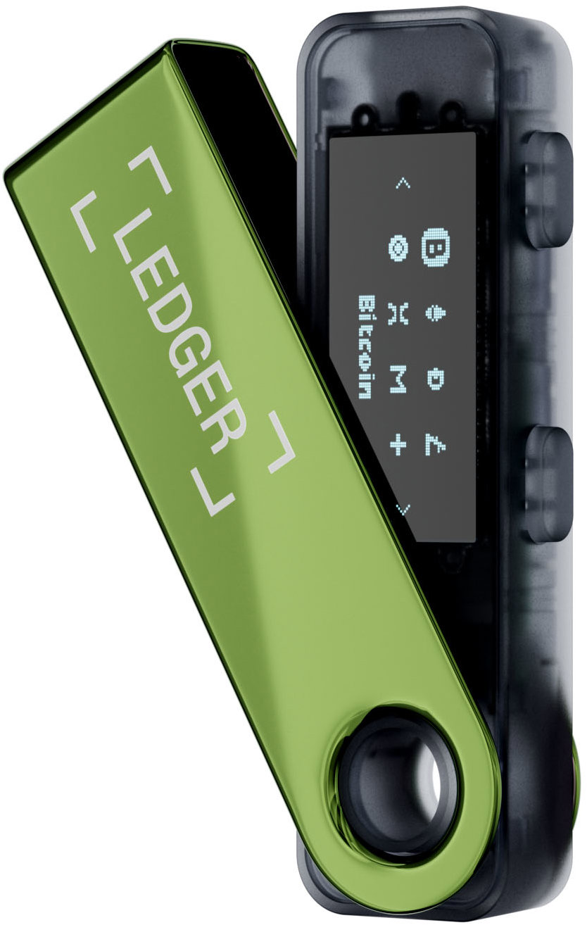 Ledger Nano S Plus Oxidate Green Crypto Hardware Wallet