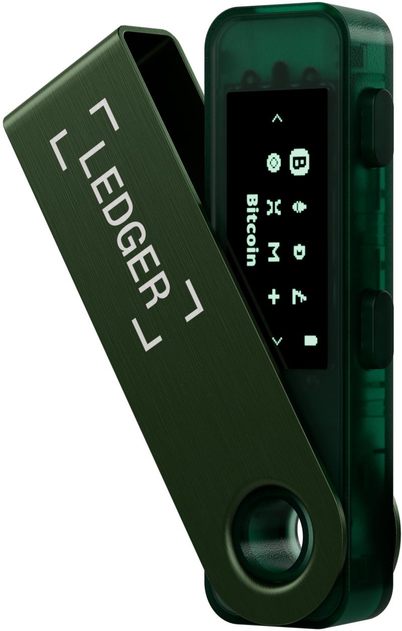Ledger Nano S Plus Emerald Green Crypto Hardware Wallet
