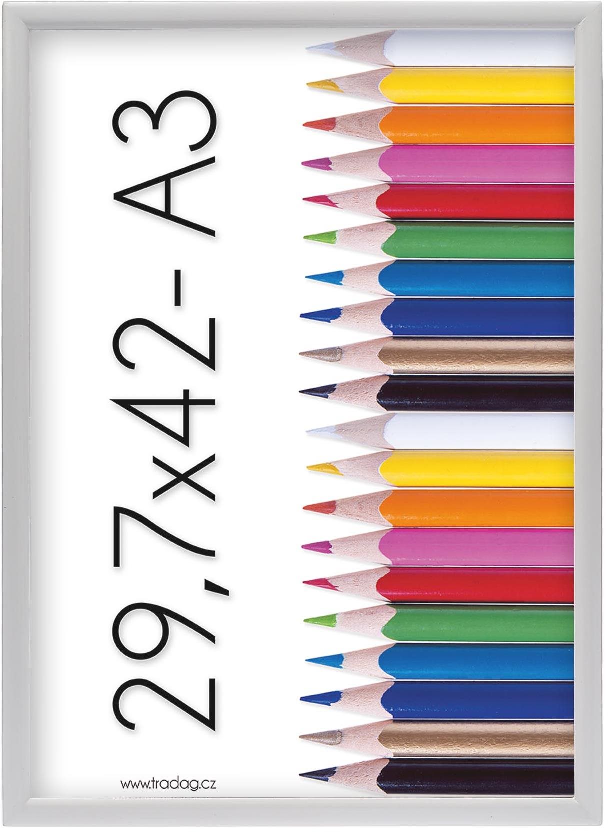 TRADAG Polaris bílý 29,7 x 42 /A3/plexi