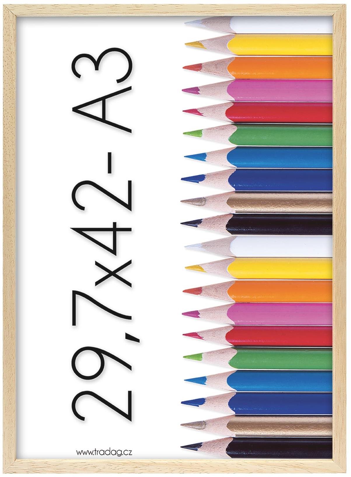 TRADAG Polaris natur 29,7 x 42 /A3/ plexi