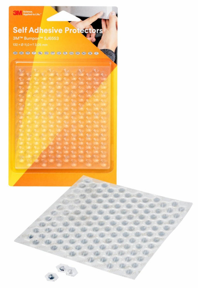 3M Bumpon sada ochranných dorazů 11,0 × 3,05 mm, 132 ks