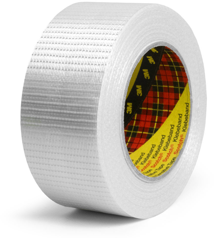 3M Scotch® podélně i příčně vyztužená balicí páska, 50 mm × 50 m