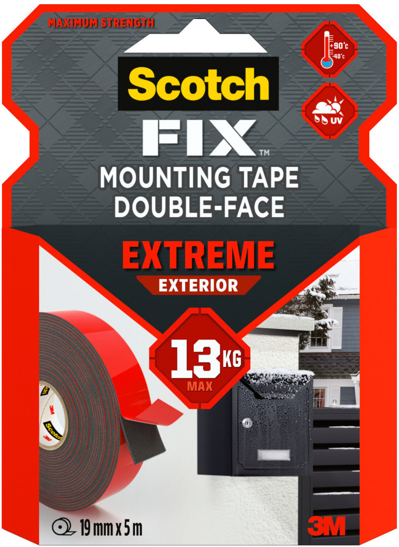 3M Scotch-FIX™ Oboustranná extrémní exteriérová montážní páska PT1100-1950-P