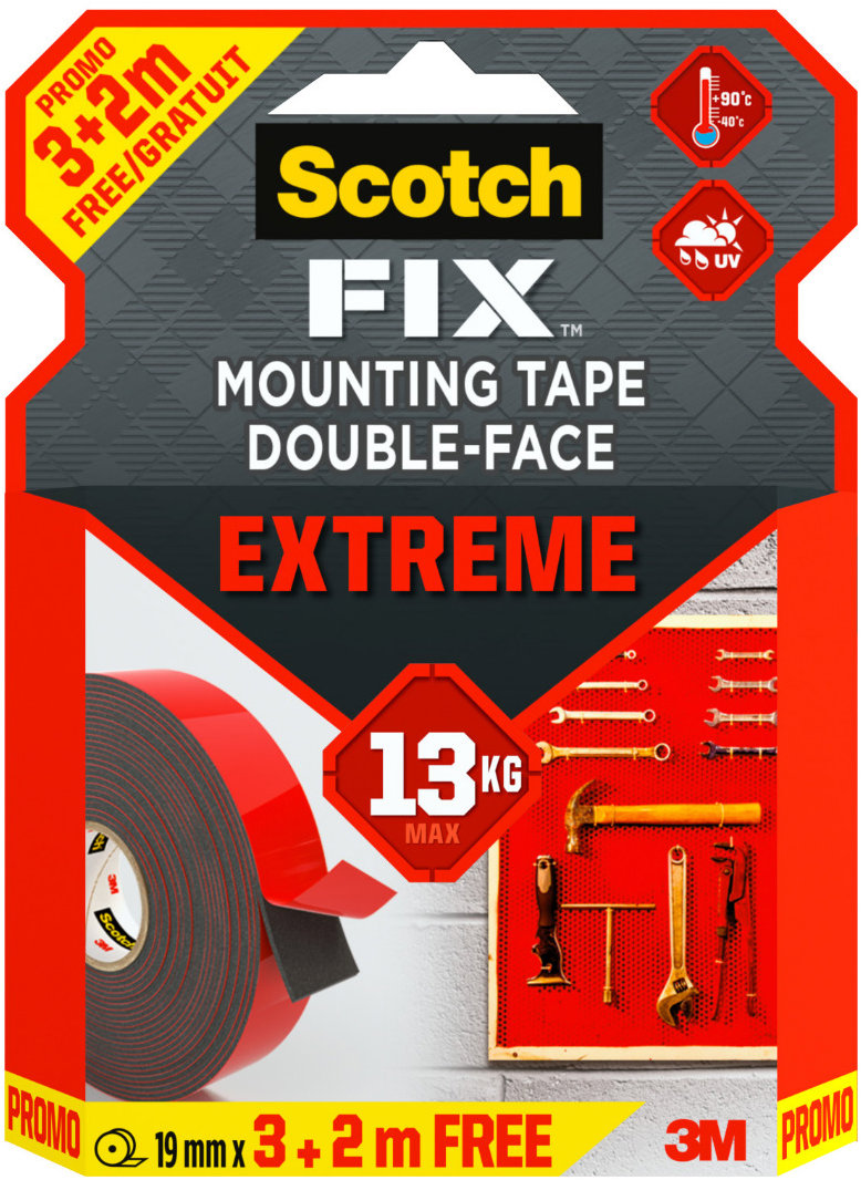 3M Scotch-FIX Supersilná oboustranná montážní páska PT1100-193+20