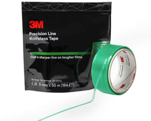 3M Precision Line Knifeless Tape 5 mm × 50 m pro přesné řezání fólií
