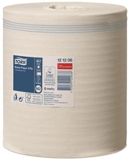 Tork Basic M2 Papírová utěrka v roli, 2vr., 6 rolí