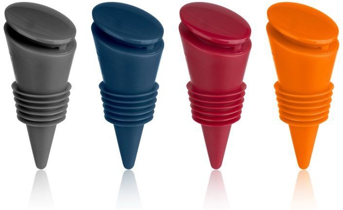 Innovine Silikonové zátky na víno Innovine, 4 ks