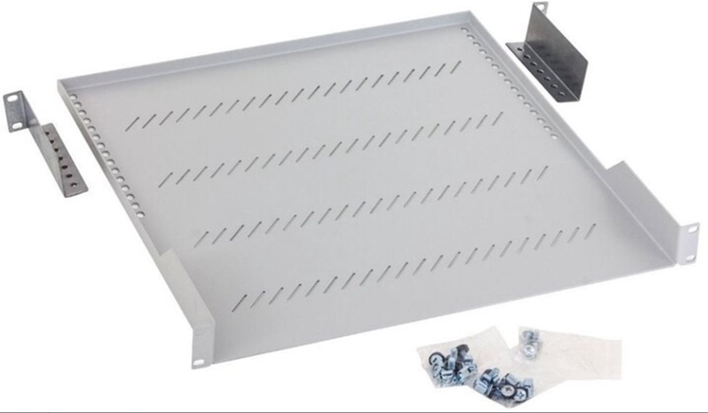 Triton RAX-UP-450-A1 - 19“ Police s perforací 1U 450mm