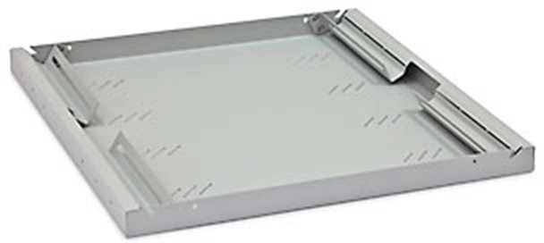 Triton RAX-UP-450-A4 - 19“ Police s perforací 1U 450mm, integrované podpěry