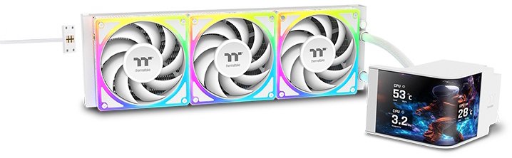 THERMALTAKE MAGCurve 360 Ultra ARGB Snow Edition