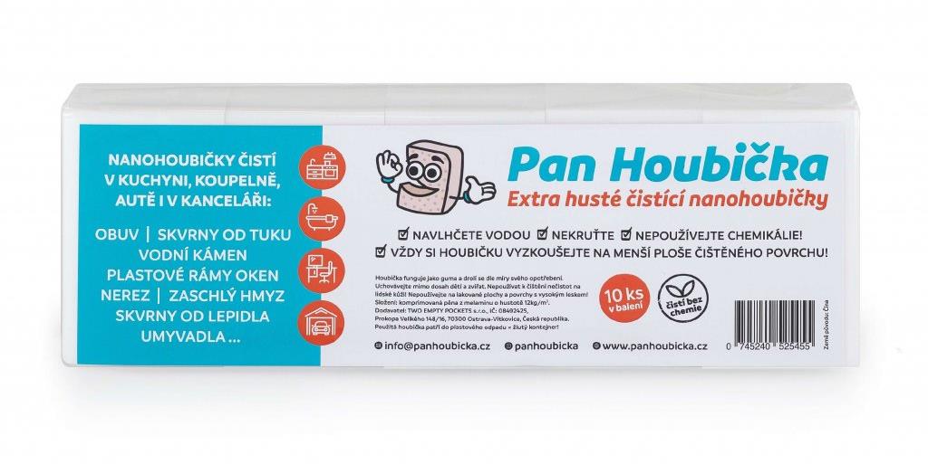 Pan Houbička Čistící nano houbičky