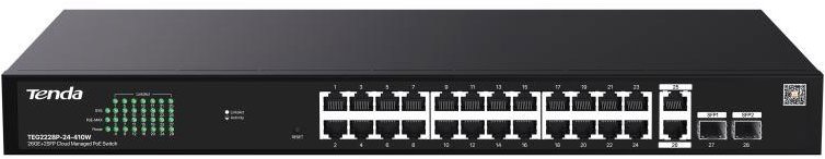Tenda TEG2228P - Gigabitový switch s 28 porty a podporou PoE