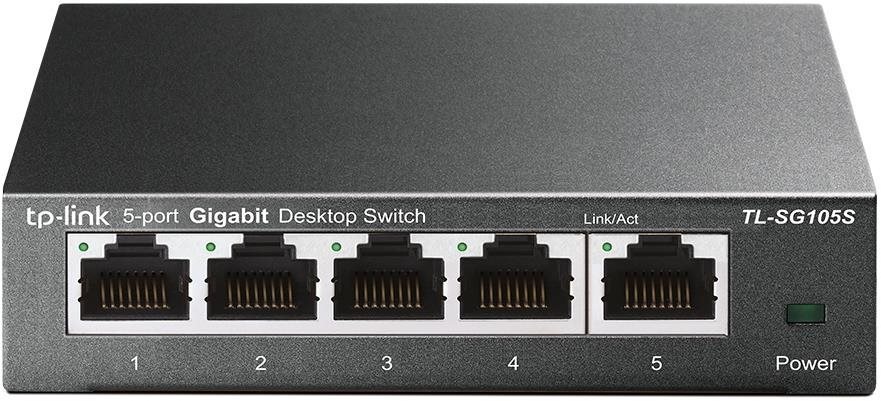 TP-Link TL-SG105S, 5-portové Gigabit Ethernet switch