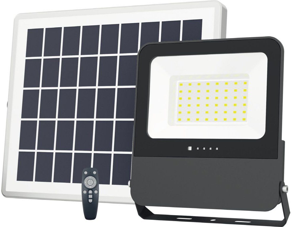 Tesla LED solární s mikrovlnným senzorem 10 W, 1000 lm, 3.2 V, CCT, 90st