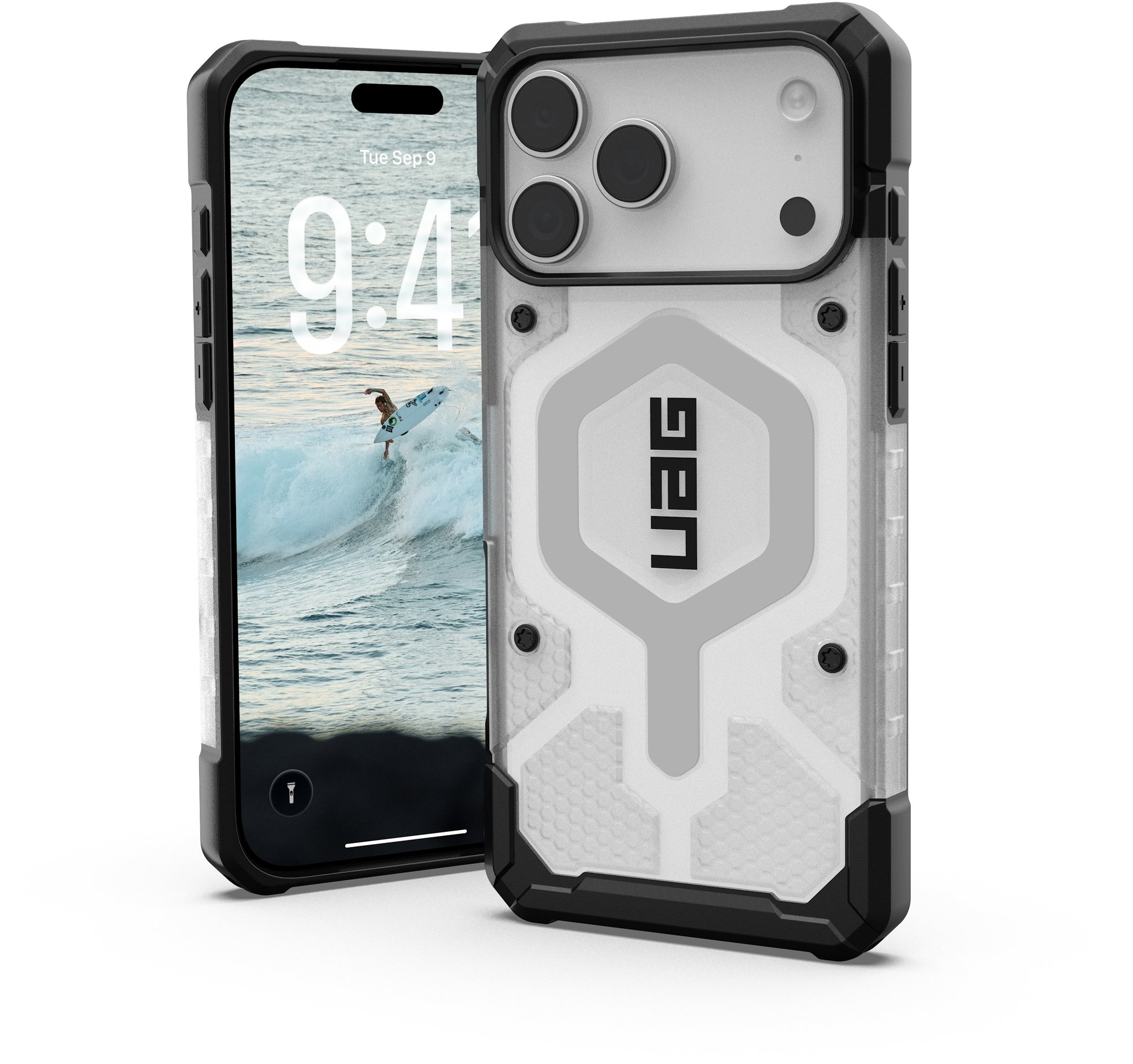 UAG Pathfinder Clear Magsafe Ice Silver iPhone 17 Pro Max