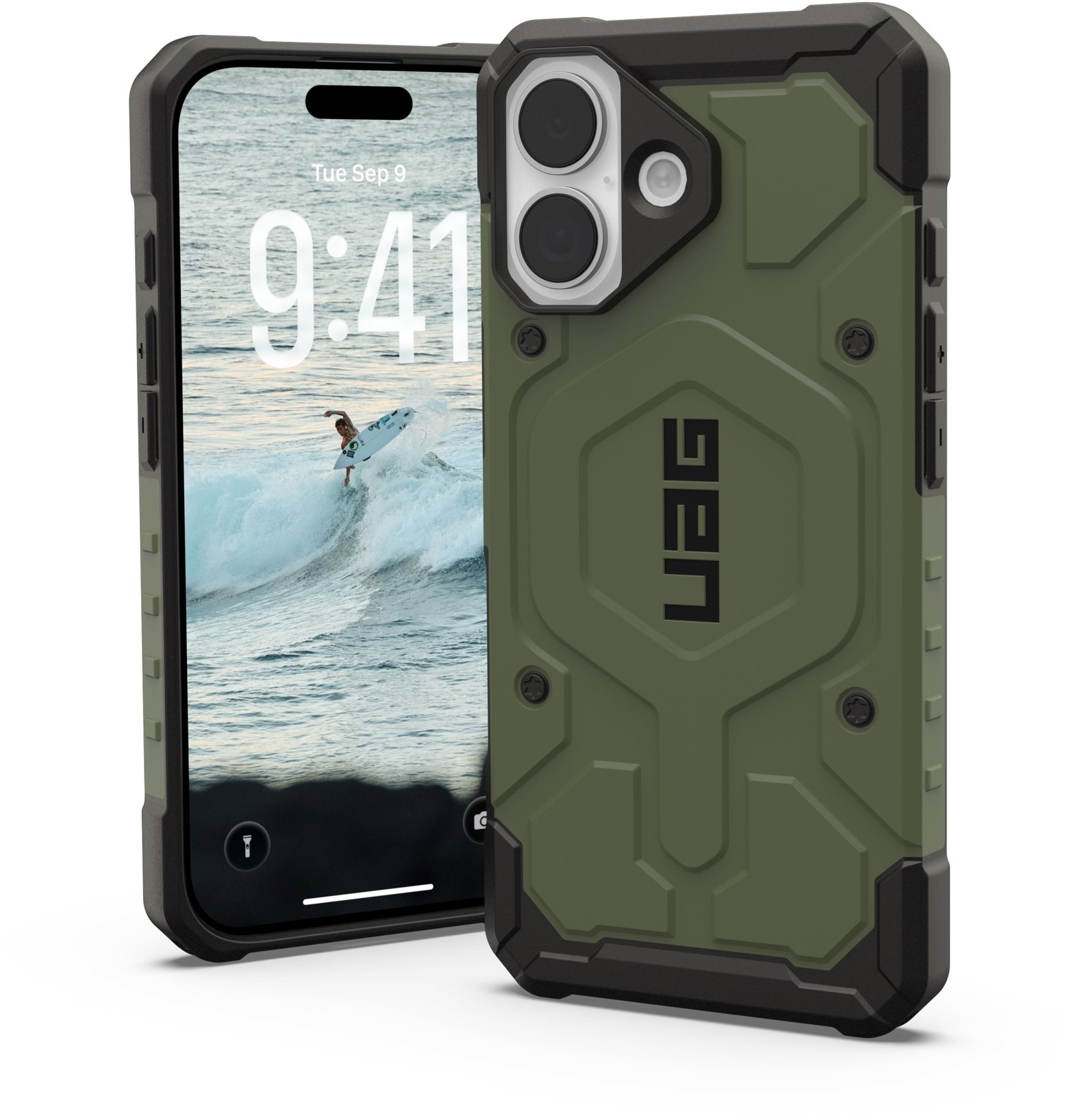 UAG Pathfinder Magsafe Olive iPhone 17