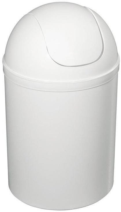 AQUALINE Odpadkový koš výklopný, 5l, plast, bílá 20309