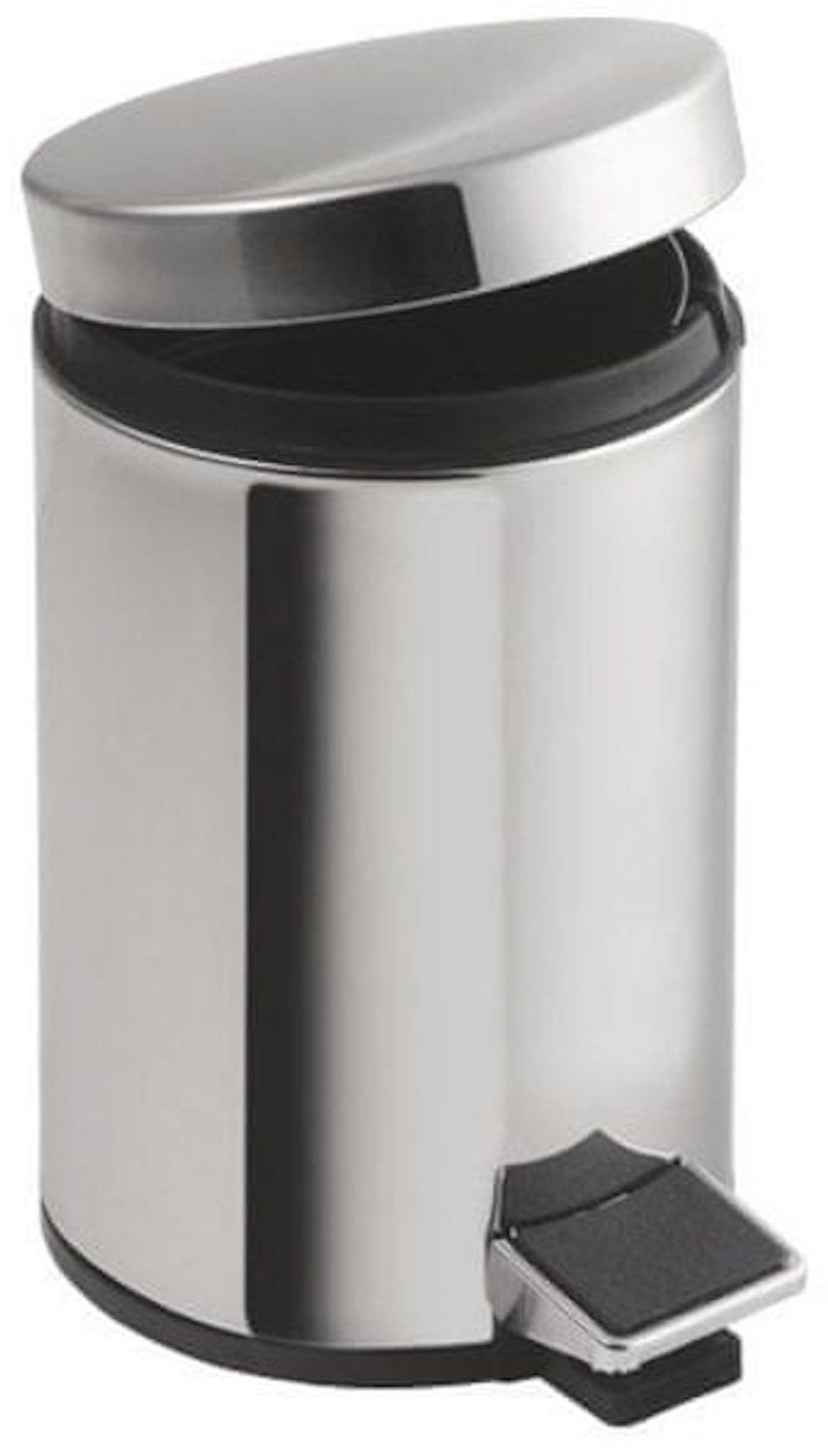 AQUALINE SIMPLE LINE odpadkový koš kulatý 12l, leštěný nerez 27112
