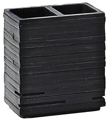 GEDY QUADROTTO držák kartáčků na postavení, černá
