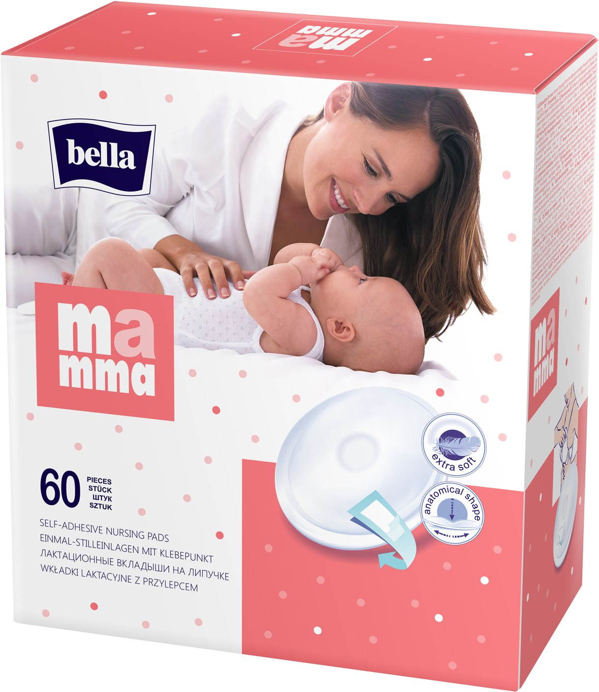 BELLA Mamma prsní vložky (60 ks)