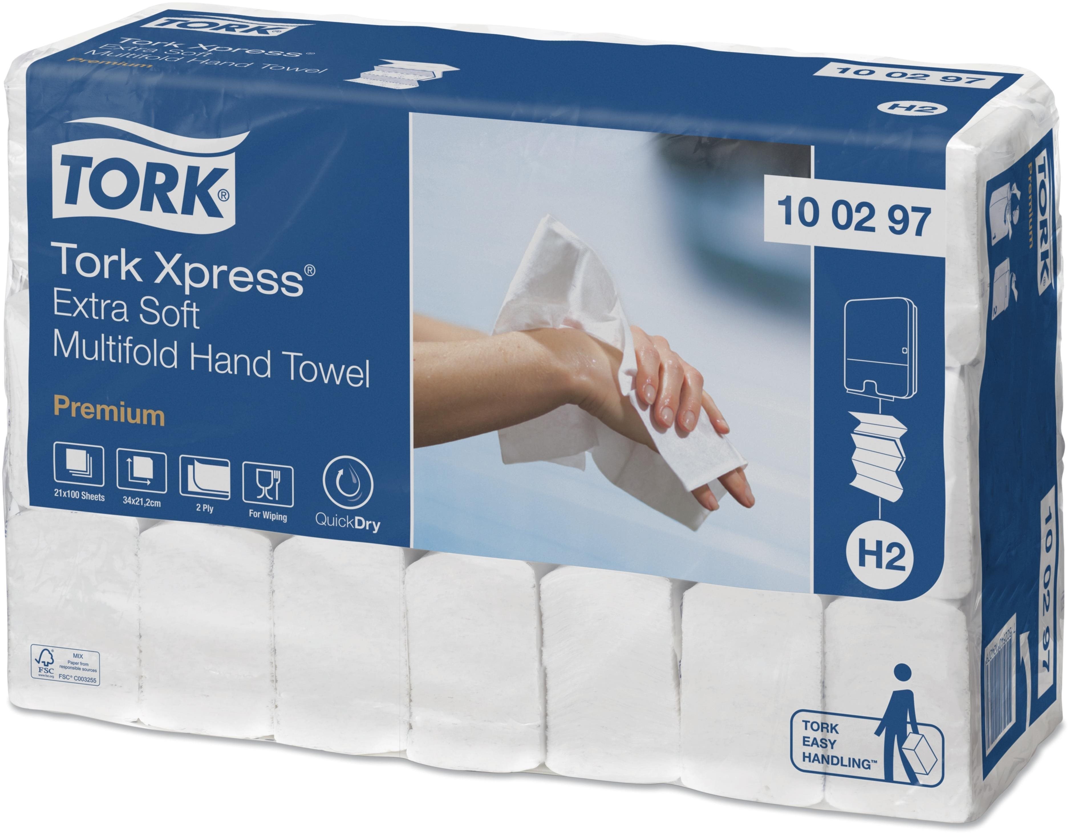 TORK Xpress Multifold H2, extra jemné (21× 100 ks)