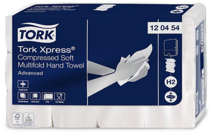 TORK Xpress Multifold H2, jemné (12× 200 ks)