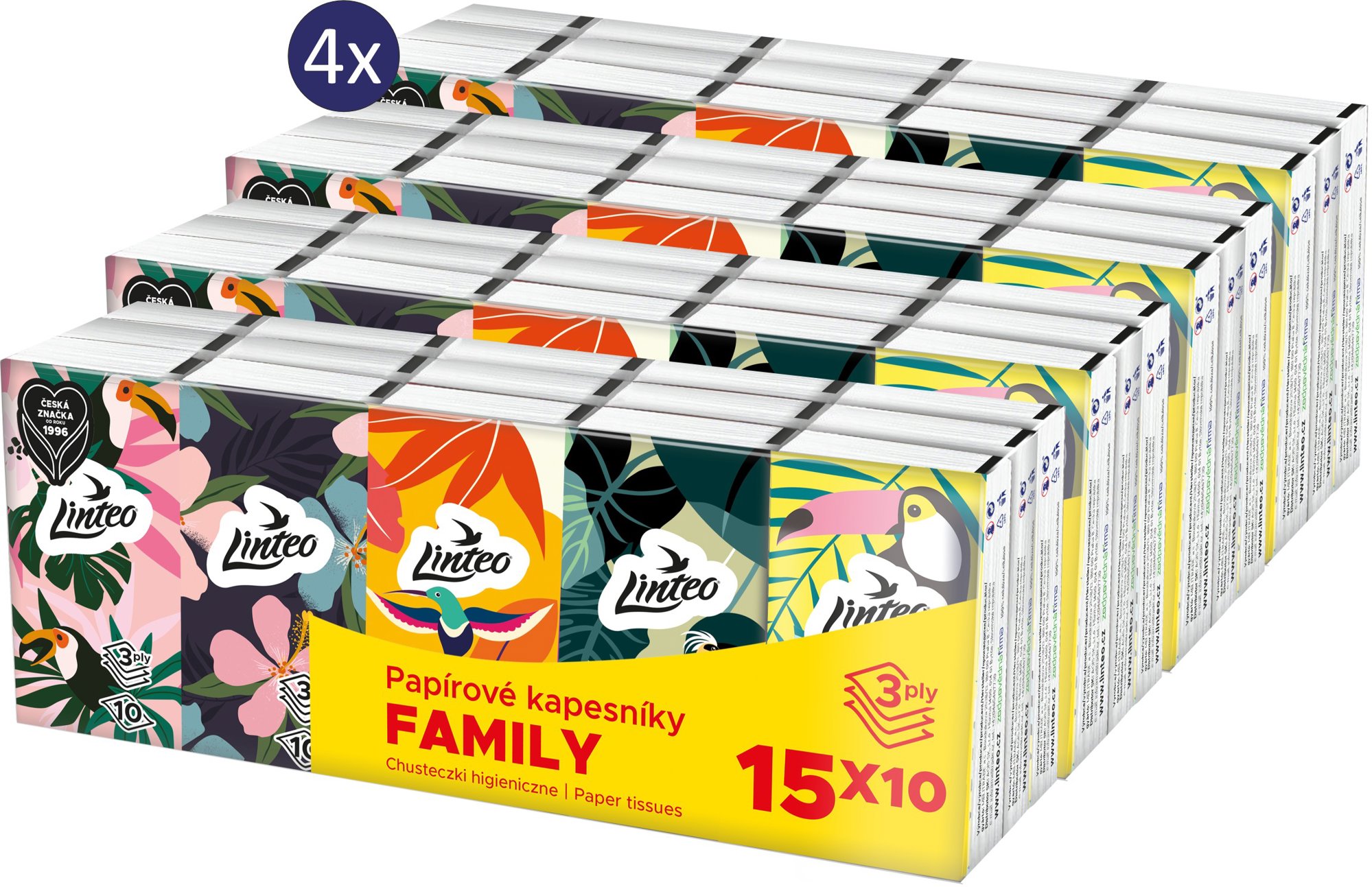 LINTEO Soft & Delicate 4× (15× 10 ks)