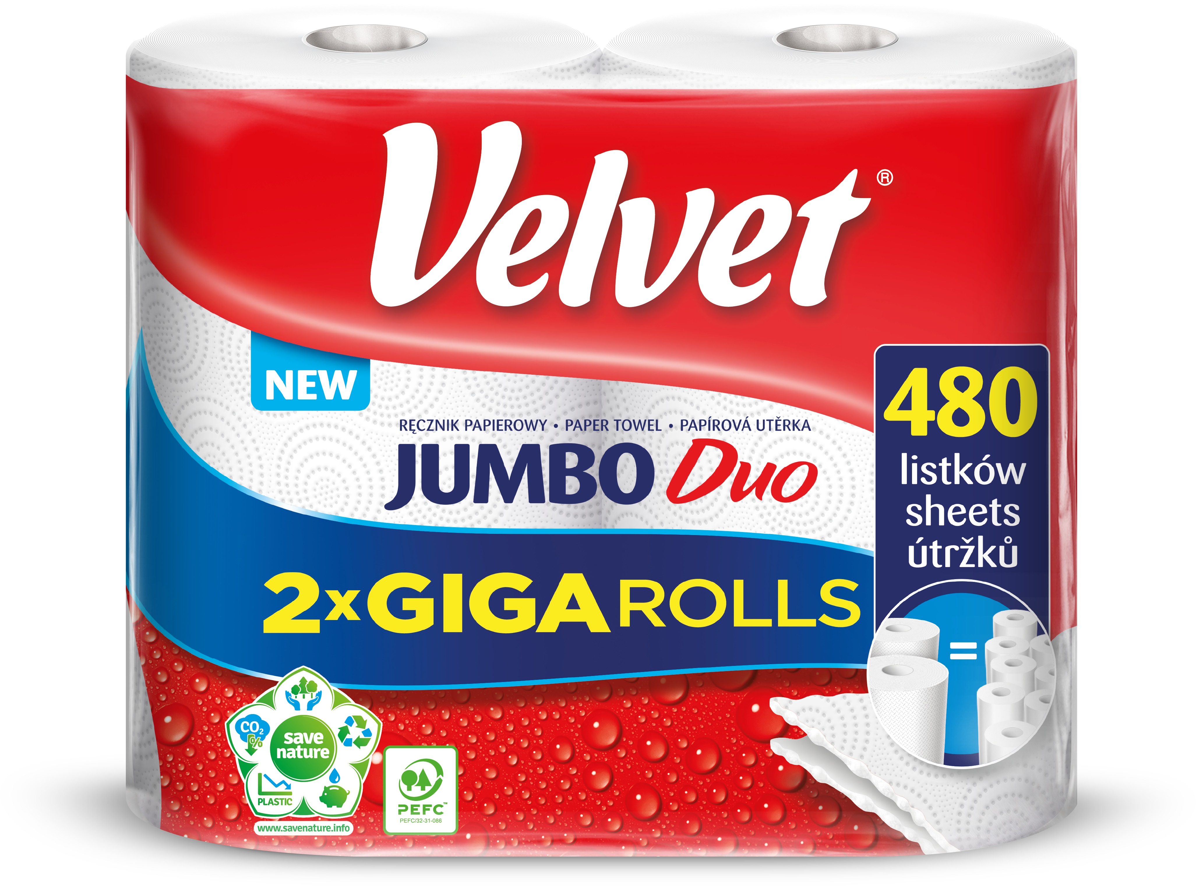 VELVET Jumbo Duo 2 ks