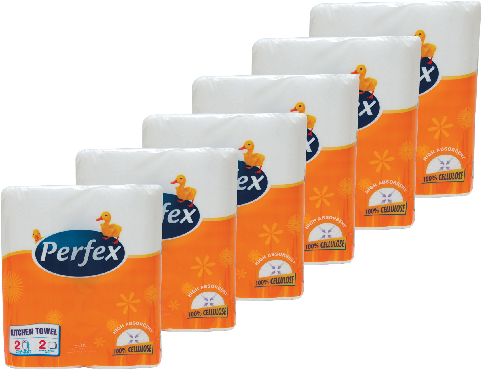 PERFEX kuchyňské role O9,5, 6× 2 ks
