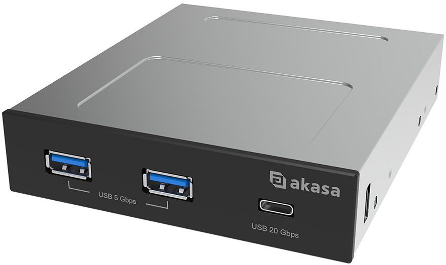 AKASA - USB 20Gbps Type-C Panel with Dual USB 5Gbps Type-A Ports / AK-ICR-36