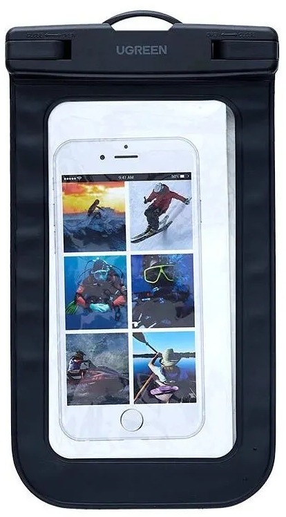 UGREEN Waterproof Phone Pouch Black