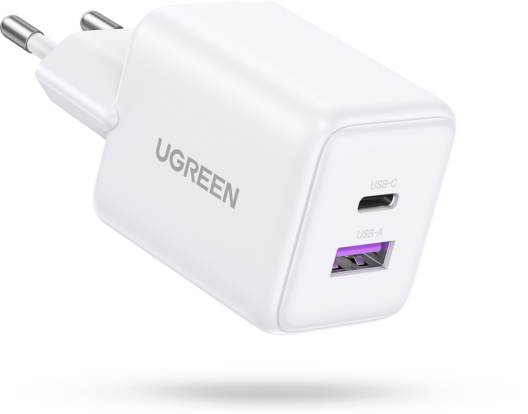 UGREEN USB-A+USB-C 30W GaN Tech  Charger