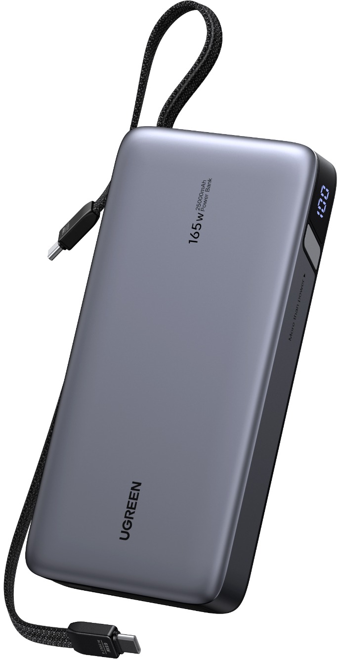 UGREEN 165W Power Bank with Built-in Cable