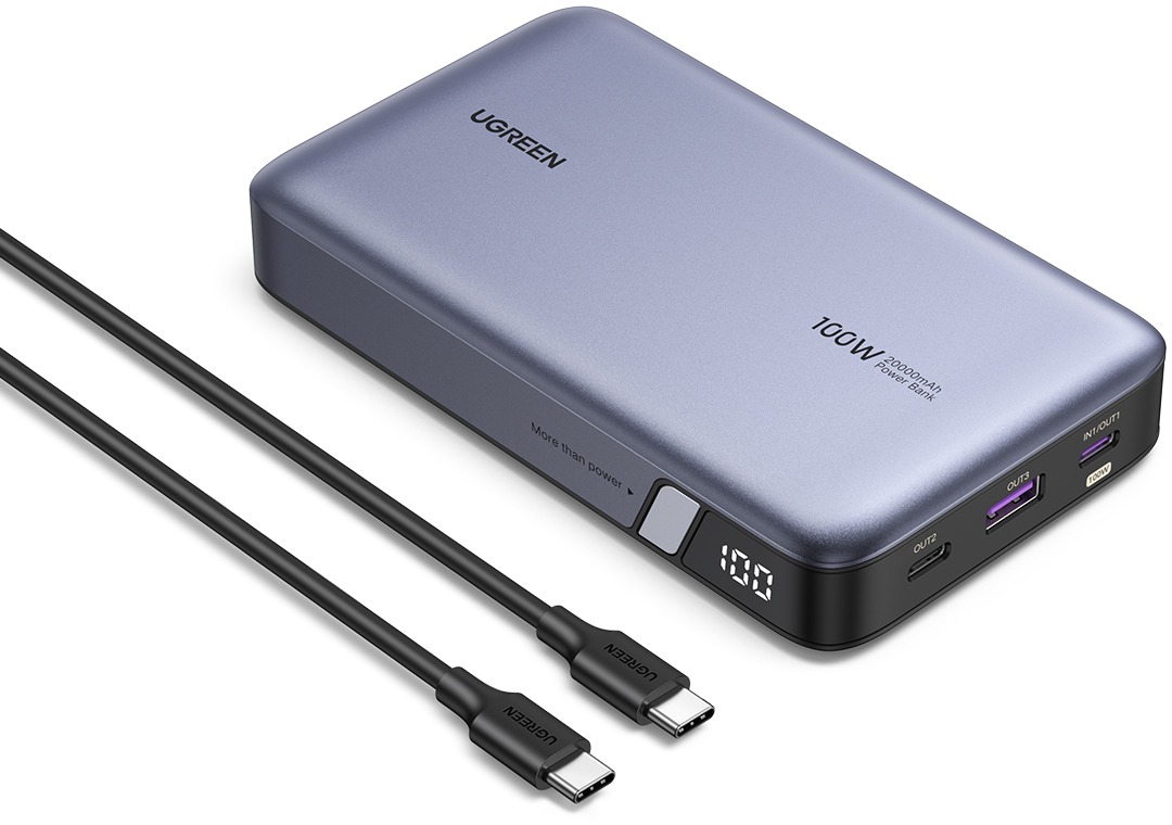 UGREEN 20000mAh PD 100W Power Bank