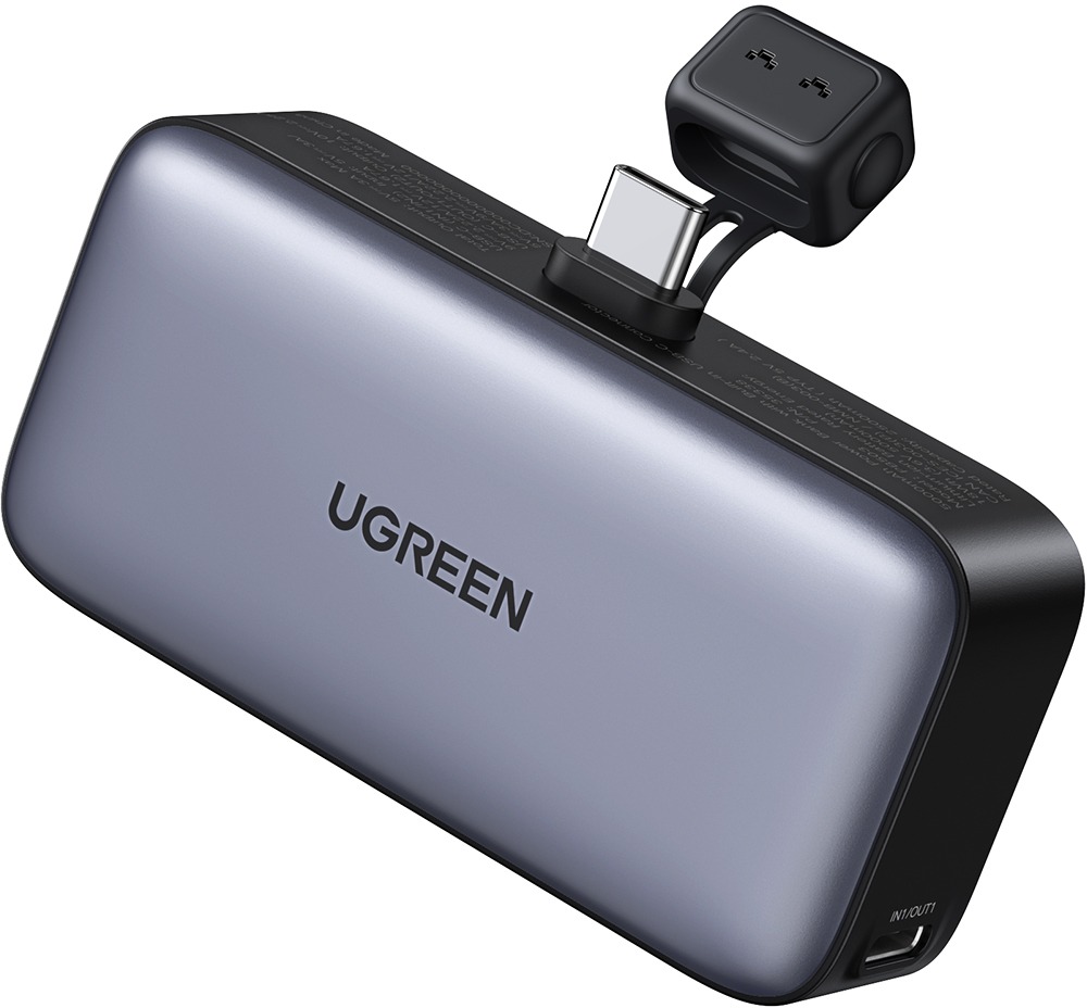 UGREEN 5000mAh Power Bank with Built-in USB-C Connector