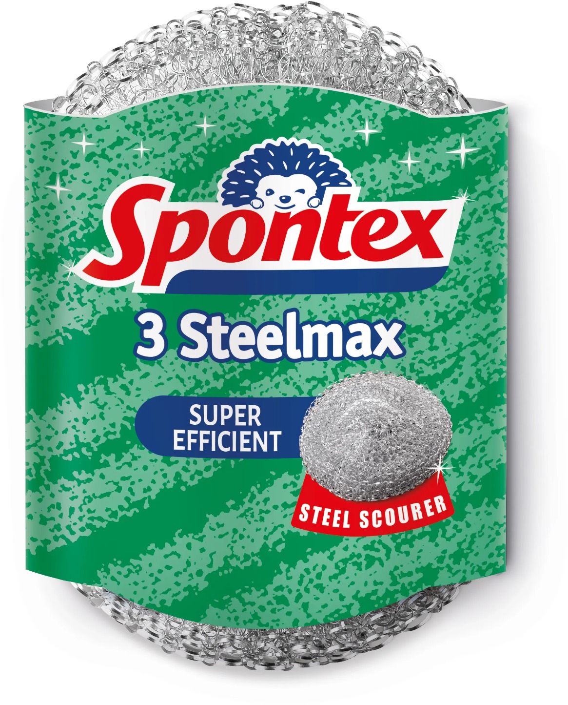 SPONTEX Steelmax drátěnka kovová 3 ks