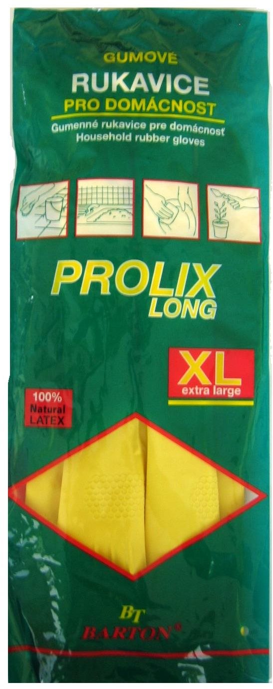 BARTON rukavice latexové úklidové XL