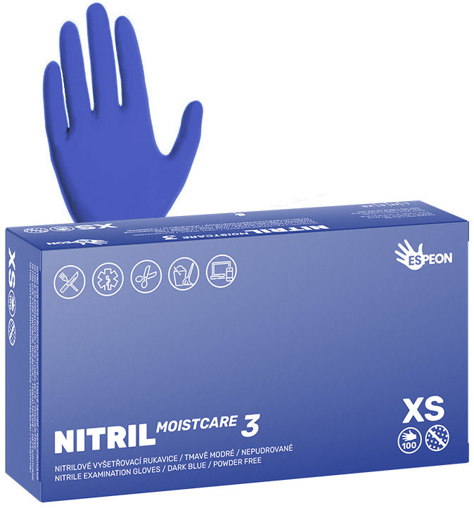ESPEON Nitril Moistcare3 vel. XS, 100 ks