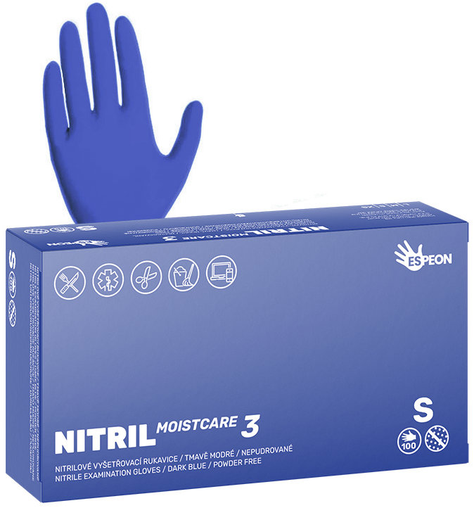 ESPEON Nitril Moistcare3 vel. S, 100 ks