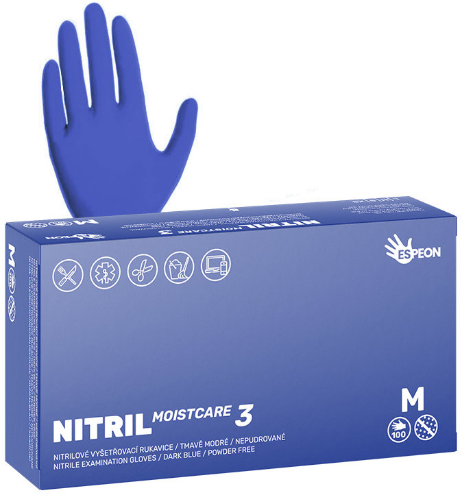 ESPEON Nitril Moistcare3 vel. M, 100 ks