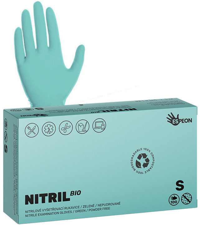 ESPEON Nitril Bio vel. S, 100 ks