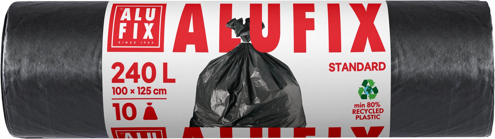 ALUFIX Standard černé 240 l, 10 ks