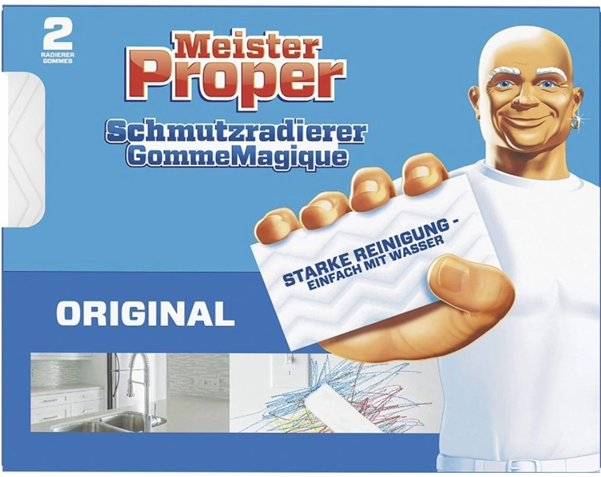 MEISTER PROPER Kouzelná houbička 2 ks