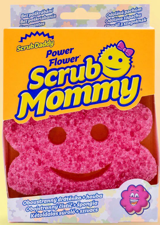 SCRUB DADDY Scrub Mommy, květina růžová