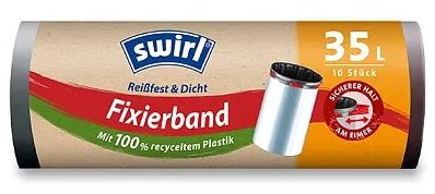 SWIRL Zatahovací pytle s elastickým lemem 35 l, 10 ks