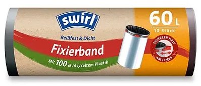SWIRL Zatahovací pytle s elastickým lemem 60 l, 10 ks