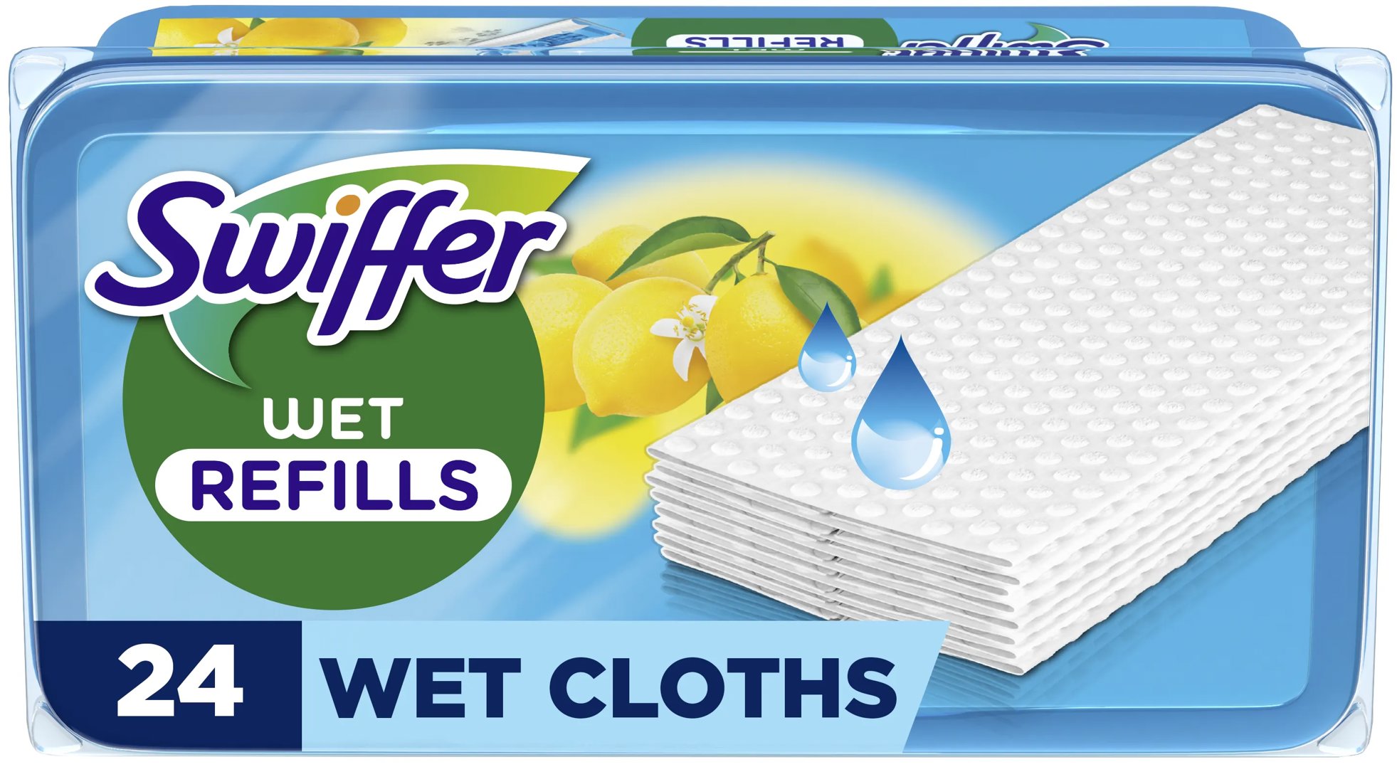 SWIFFER Sweeper vlhčené náhrady 24 ks, citron