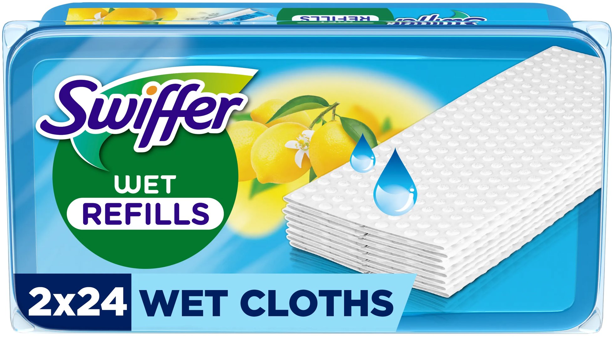 SWIFFER Sweeper vlhčené náhrady 48 ks, citron