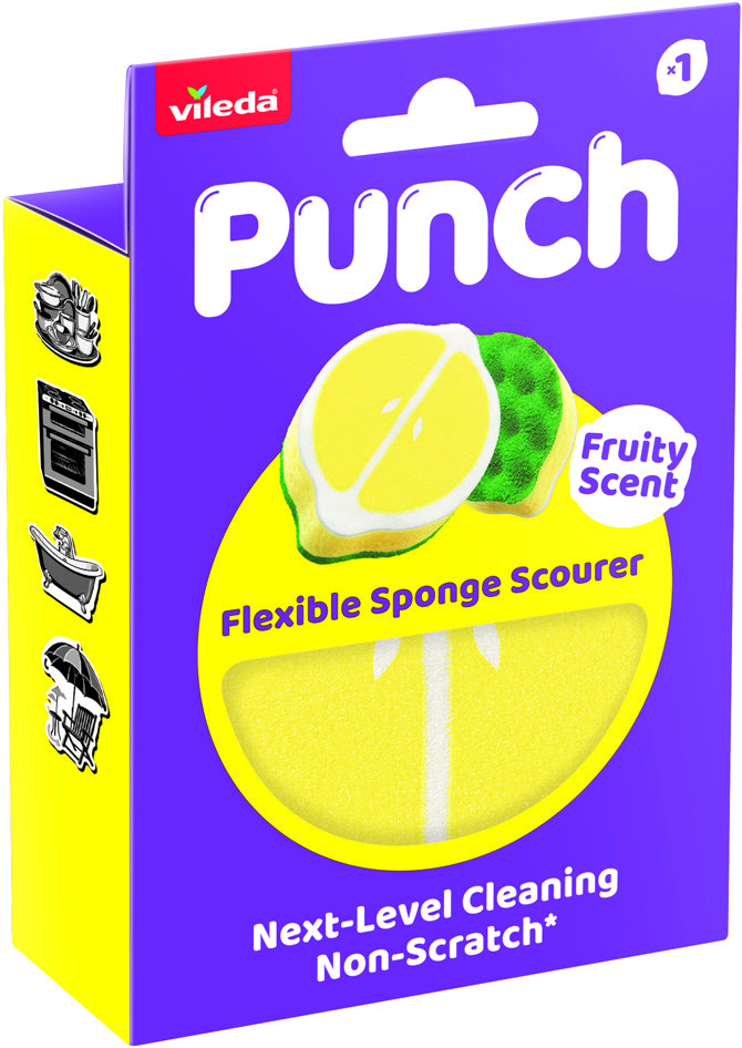 VILEDA Punch Lemon houbička