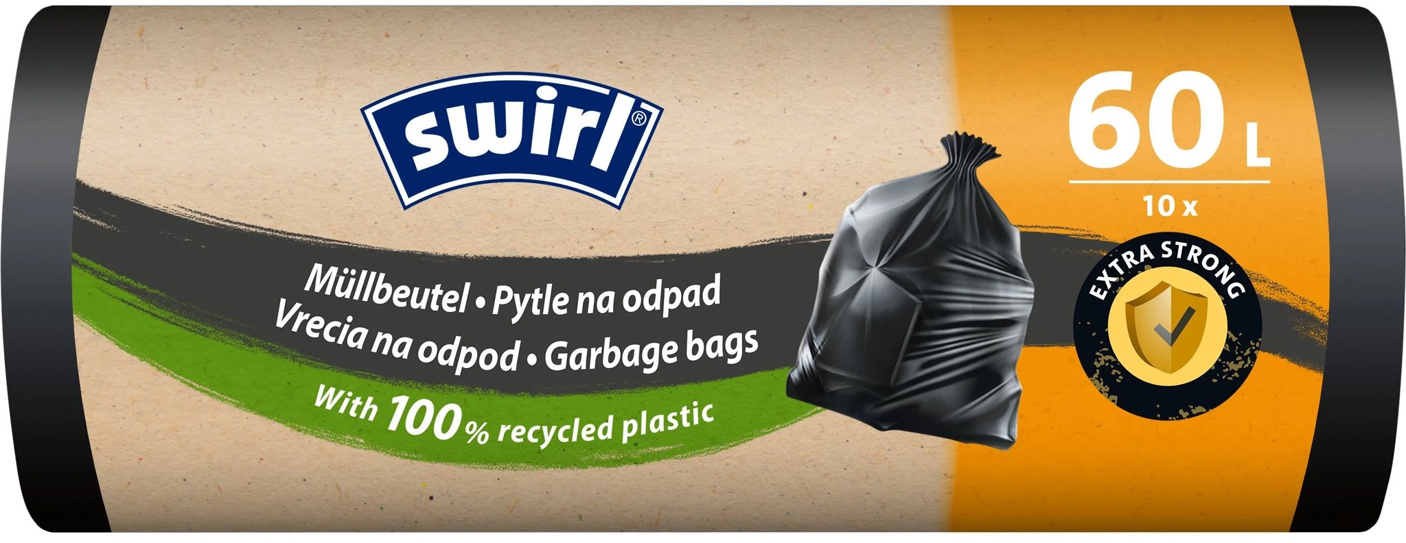 SWIRL Pytle na odpad 60 l, 10 ks
